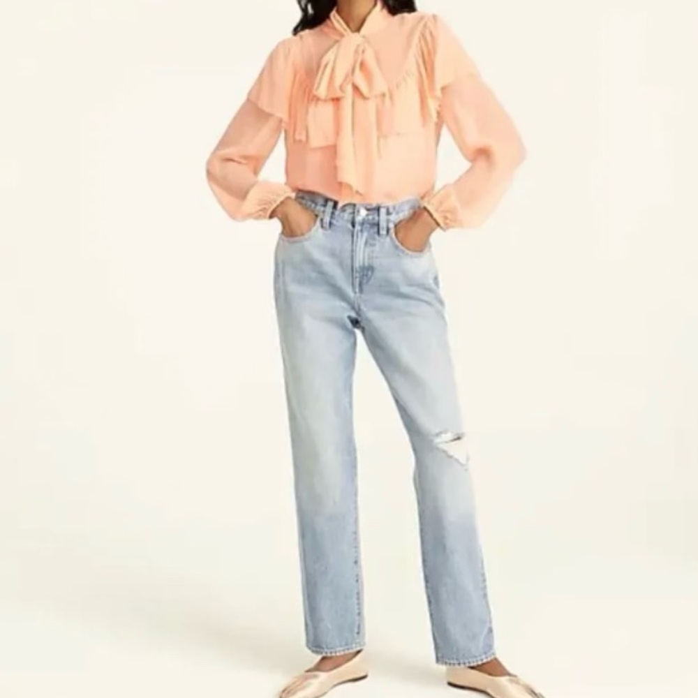 J. Crew 31T Tall Slouchy Boyfriend Jean in Basin Wash NWT